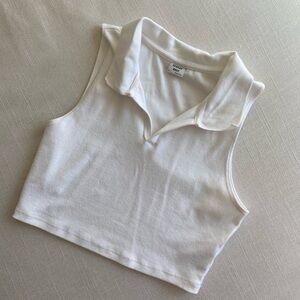 Aritzia // Sunday Best cropped polo top